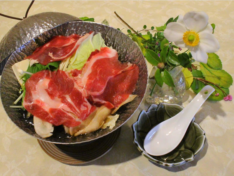 猪肉のぼたん鍋