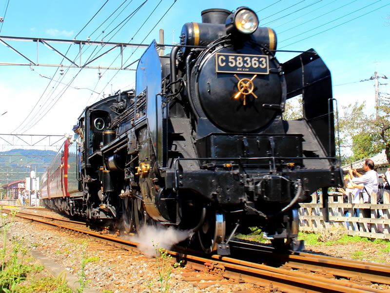 長瀞駅・SLパレオエクスプレス
